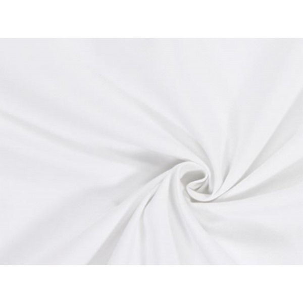 coton gratté blanc 10ml x 2,6m blanc  140g/m2