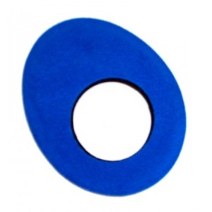 Oeilleton large ovale microfibre Blue star
