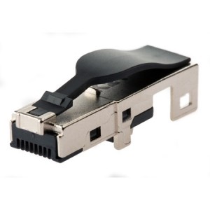 RJ45 Cat6a male connector...