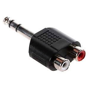 Adapter JACK 6.35 stereo...