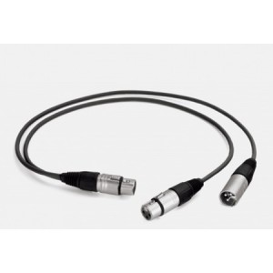 Y cable XLR4 F to XLR3M and...