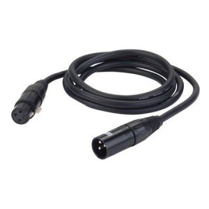 Standard DMX cable with XLR...