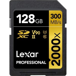 LEXAR Pro SD XC 2000x 128GB...
