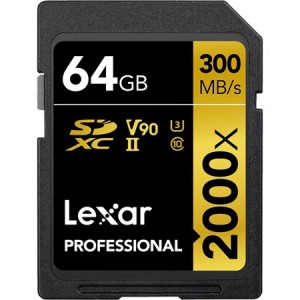 LEXAR Pro SD XC 2000x 64GB...