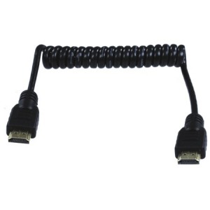 Coiled cable HDMI male -...