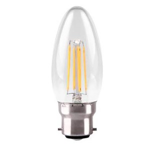 Lampe LED flamme claire 4W...