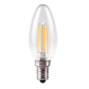 Lampe LED flamme claire 4W...