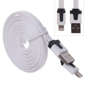 Cable Plat Lightning vers USB