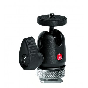Manfrotto rotule micro ball avec griffe Hot Shoe - 492LCD